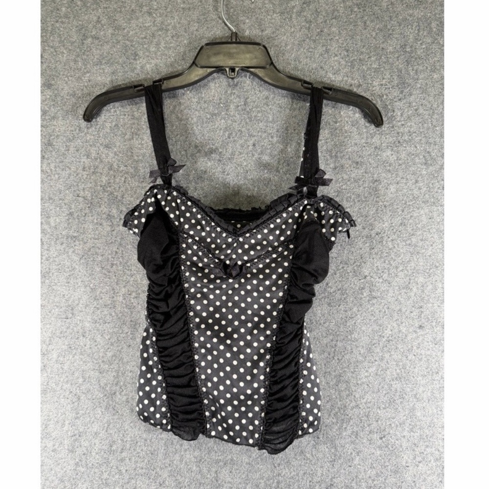 Polka Dot Corset Bebe top